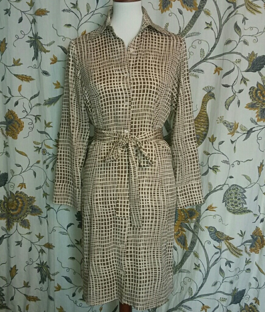 Built By Wendy Silk Shirt Dress